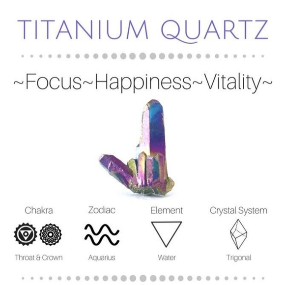 💙💦Blue Titanium💦Quartz Crystal💦💙 - Picture 2 of 2